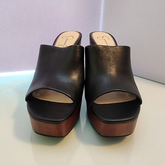 Jessica Simpson Wedge Mule Sandals - Picture 6 of 7